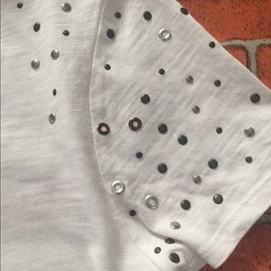 Studded white shirt by Chico’s
